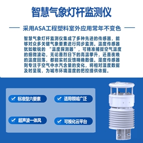 智慧气象灯杆监测仪：智慧城市建设中的多功能“卫士”