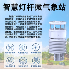 智慧灯杆微气象站如何为城市环境监测提供支持