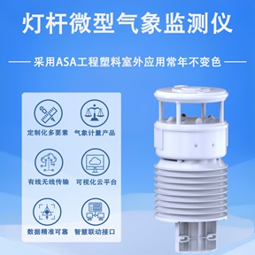 灯杆微型气象监测仪：灯杆微型气象监测仪筑牢全场景稳定