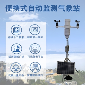 便携式自动监测气象站，助力农林与民生精细化气象服务